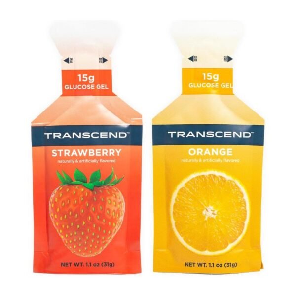 Transcend Foods Strawberry Orange Gels, Gluten Free